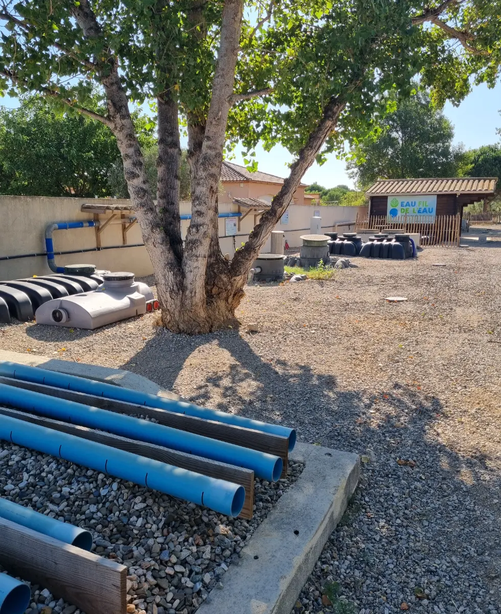 Eau Fil de l'Eau plateau technique installation Eau Fil de l'Eau plateau technique installation