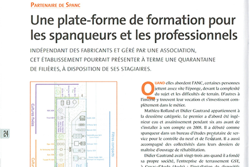 Eau Fil de l'Eau - Presse : Spanc Info