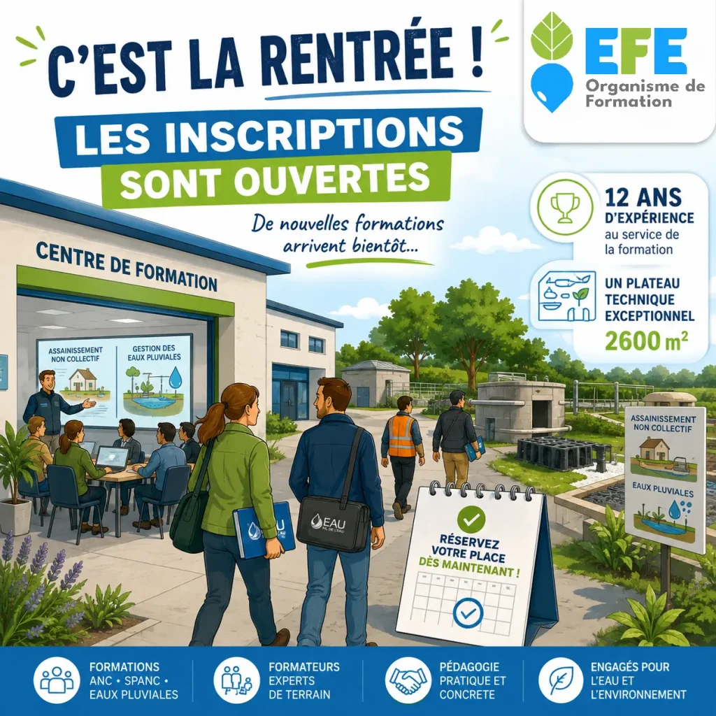 Association EAU FIL DE L'EAU | Accueil | rentree 2026 1 Eau Fil de l'Eau - Rentrée 2026 : les inscriptions aux formations Eau Fil de l’Eau sont ouvertes !